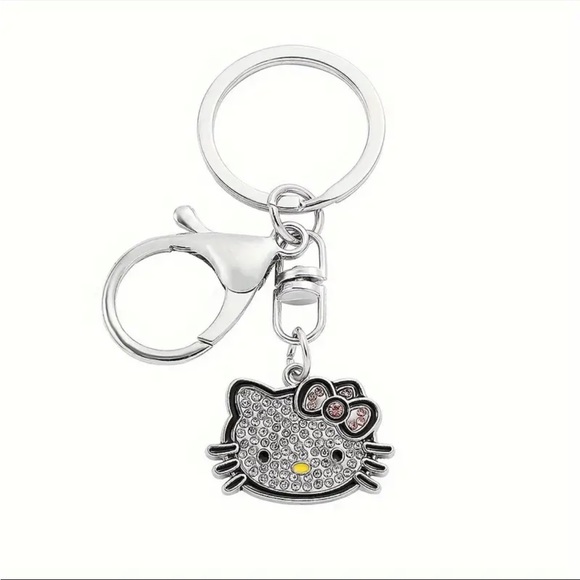Bedazzled hello kitty keychain - Picture 1 of 7